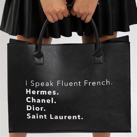 i speak fluent french hermes chanel bag|i speak fluent french sale.